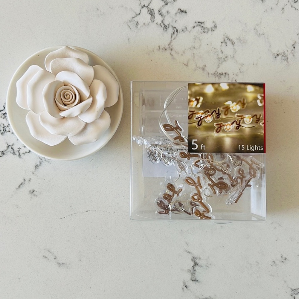 Manor Lane “Joy" Shimmer String Lights